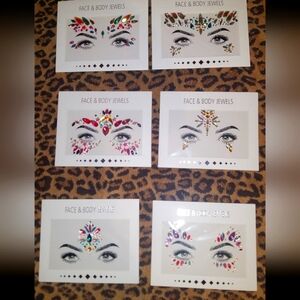 Facial jewels (UNISEX) FESTIVAL SEASON MUST HAVE!